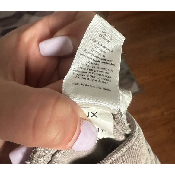 Talbots High-Waist Straight Leg Corduroy Pants Bundle Sz 4 Stretch Gray & Pink - Picture 14 of 16